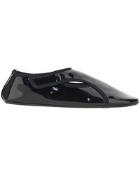 Alaïa - Patent Leather Flex Slippers - Lyst