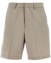 Emporio Armani - Technical Seersucker Shorts - Lyst