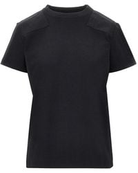 Phoebe Philo - Cotton And Lyocell T-Shirt With Patch - Lyst