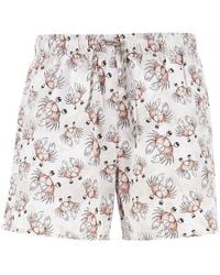 Emporio Armani - Sea Animals Print Swimshorts - Lyst