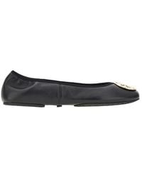 Tory Burch - 'Reva' Nappa Leather Ballerinas - Lyst