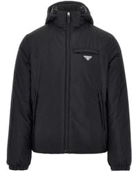 Prada - Re-Nylon Down Jacket - Lyst