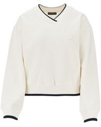 EA BODYWEAR - V-Neck Sweatshirt - Lyst