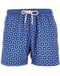 Peninsula - 'Procida' Printed Swim Shorts - Lyst