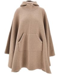 Bottega Veneta - Cashmere-Blend Hooded Cape - Lyst