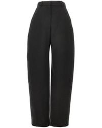 Givenchy - Grain De Poudre Barrel Leg Pants - Lyst