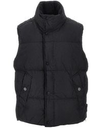 Stone Island - Garment Dyed Crinkle Reps Ny Down Vest - Lyst