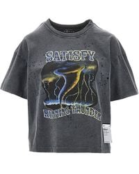 Satisfy - Printed Mothtech T-Shirt - Lyst