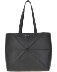 Loewe - Tote Bag Puzzle Fold Horizontal Media Donna - Lyst