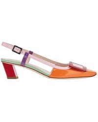 Roger Vivier - 'Belle Vivier' Multicoloured Slingback Pumps - Lyst
