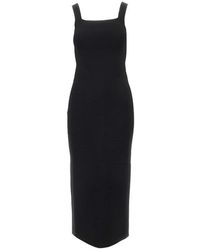 KHAITE - 'Dixi' Knitted Midi Dress - Lyst