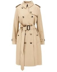 Burberry - 'Lakefield' Knee-Length Trench Coat - Lyst