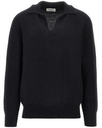 Laneus - Merino Wool And Cashmere Polo Shirt - Lyst