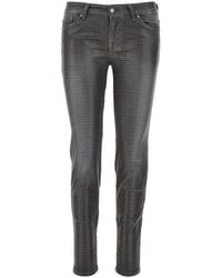 7 For All Mankind - Coated Denim Skinny Pants - Lyst