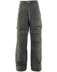 Rick Owens - 'Stefan' Denim Cargo Pants - Lyst