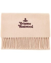 Vivienne Westwood - Logo Embroidery Scarf - Lyst