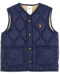 Ralph Lauren - Padded Micro Ripstop Vest Kids - Lyst