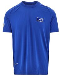 EA7 - Ventus7 Technical Fabric T-Shirt - Lyst