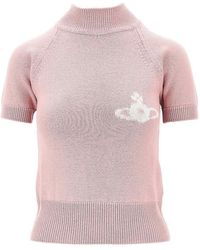 Vivienne Westwood - 'Bea' Turtleneck Knitted Top - Lyst
