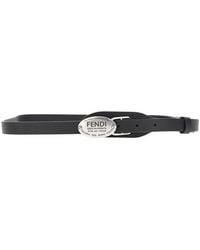 Fendi - 'Selleria' Leather Belt - Lyst