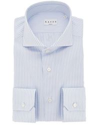 Xacus - Cotton Tailor Fit 'Travel' Shirt - Lyst