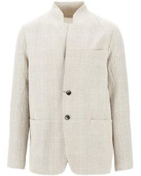 Sease - 'Ellen 2.0' Destructured Linen Jacket - Lyst