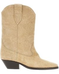 Isabel Marant - Suede Leather 'Duerto' Texan Boots - Lyst