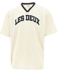 Les Deux - 'Bronson' Mesh T-Shirt - Lyst
