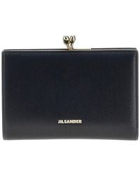 Jil Sander - 'Goji' Small Leather Wallet - Lyst