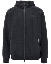 Under Armour - Ua Unstoppable Fleece Textured Fullzip Hoodie - Lyst