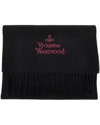 Vivienne Westwood - Logo Embroidery Scarf - Lyst