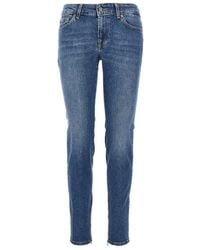 7 For All Mankind - Y2K Skinny Fit Jeans - Lyst