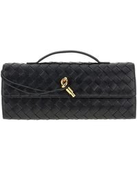 Bottega Veneta - 'Andiamo' Nappa Leather Clutch - Lyst