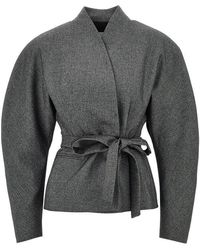 ANDAMANE - 'Margaux' Viscose-Blend Jacket - Lyst