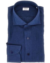 Borriello - Linen Tailored Shirt - Lyst