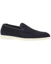 Doucal's - Suede Leather Loafers - Lyst