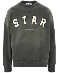 Golden Goose - 'Star' Patch Loose Fit Sweatshirt - Lyst