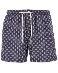 Peninsula - 'Isola Di Gaiola' Printed Swim Shorts - Lyst