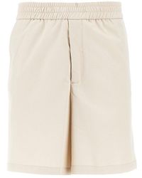 C.9.3 - Viscose-Blend Gabardine Bermuda Shorts - Lyst