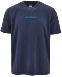 C.P. Company - Logo Embroidery T-Shirt - Lyst