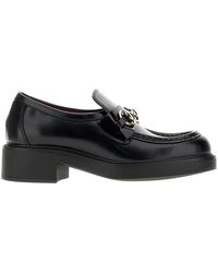 Gucci - Leather Loafers With Horsebit Detail - Lyst