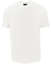Emporio Armani - Jacquard Eagle T-Shirt - Lyst