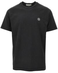 Stone Island - Patch Logo T-Shirt - Lyst