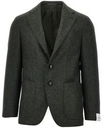 Caruso - 'Aida' Single-Breasted Wool Jacket - Lyst
