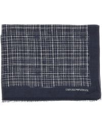 Emporio Armani - Modal Scarf With Jacquard Motif - Lyst
