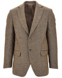 MARSĒM - Wool-Blend Single-Breasted Jacket - Lyst