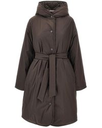 Weekend by Maxmara - Reversible Down Jacket With Belt - Lyst