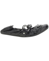 Balenciaga - Arena Leather 'City' Ballerinas - Lyst