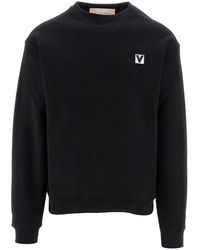 Valentino - 'Chez ' Patch Crewneck Sweatshirt - Lyst