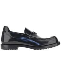 Balenciaga - Spazzolato Leather Comfy Loafers - Lyst